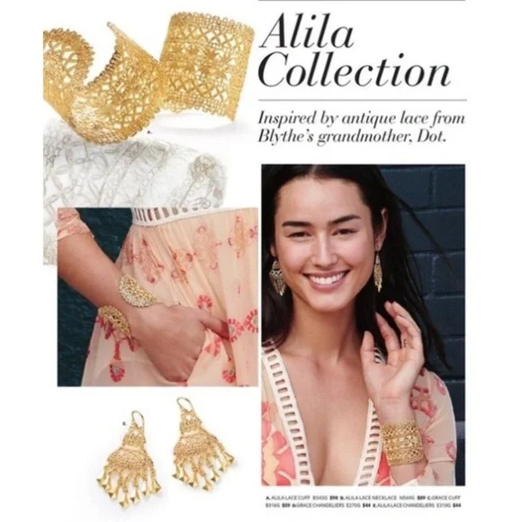 :: Stella & Dot Dainty Lace Alila Chandeliers - Picture 2 of 7